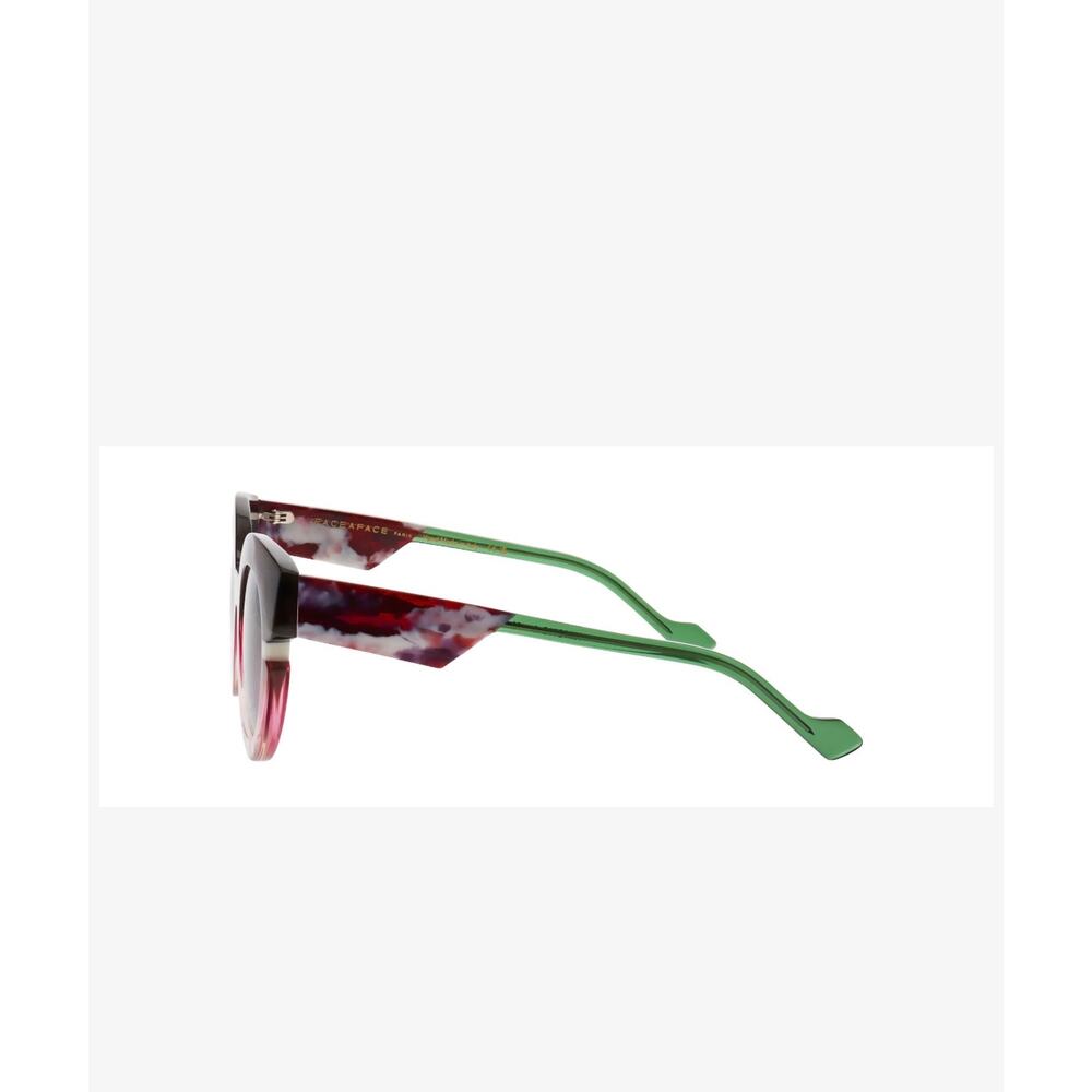New Face A face kimono 1 4173 gradient brown pink sunglasses hand made Italy - Picture 3 of 7